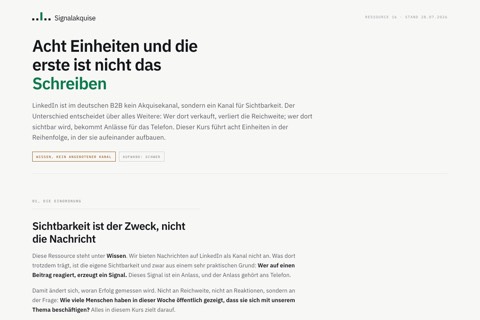 Der LinkedIn-Kurs